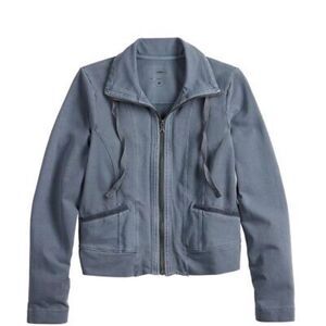 NWT Women’s Solid Gray Zip Front Jacket Size XXL